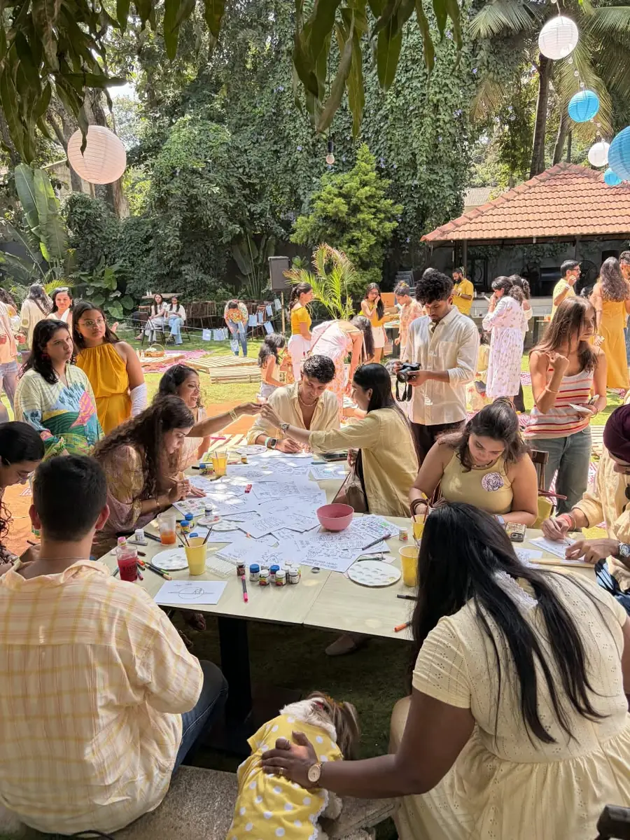 Painting at Picnic Rave Bengaluru 2026