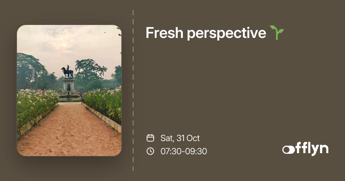 Fresh perspective 🌱🪻 | Offlyn